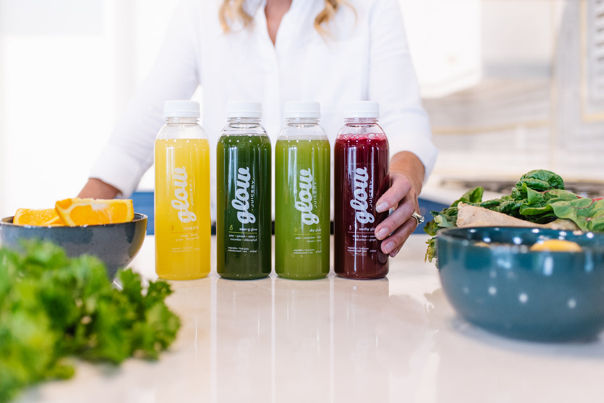 PostCleanse Package Glow Juicery Glow ColdPressed Juices Made
