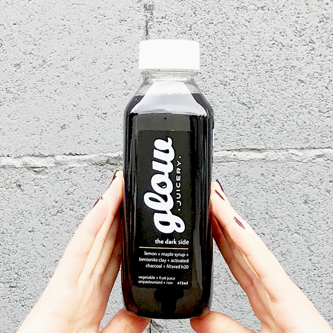 The Dark Side Charcoal Lemonade Glow Juicery Glow ColdPressed