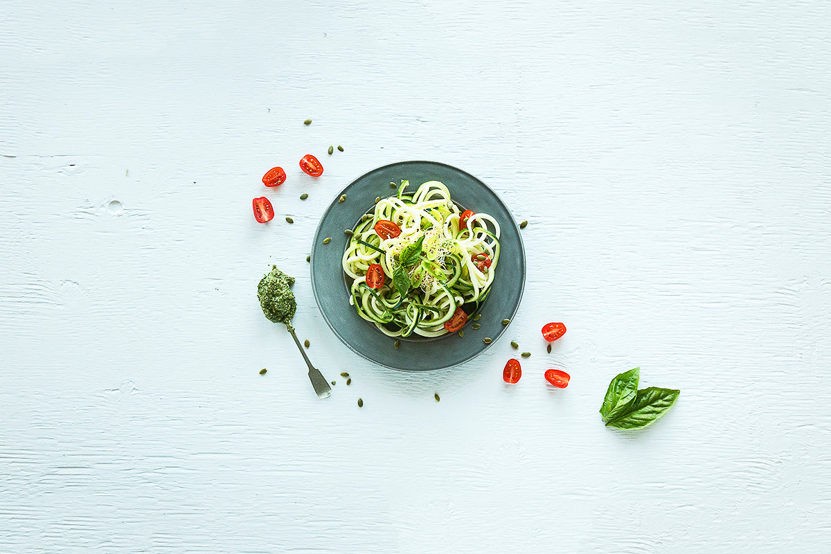 Zucchini Pesto Salad